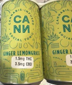CANN - Drink - Ginger Lemongrass - 1:2 - THC:CBD - 6PK - 8OZ - 9MG