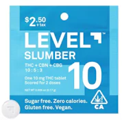 LEVEL - Capsules -Slumber - 10 - THC:CBN:CBG - 1PC - 10MG