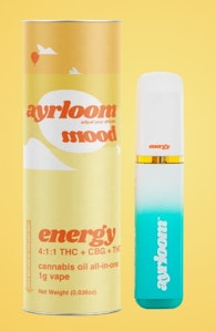 Ayrloom - H18 Ayrloom Energy Vape Pen 1g