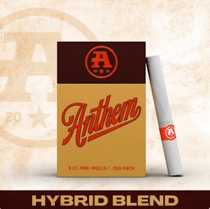 Anthem - Anthem - Hybrid Preroll Carton - .35g Preroll - 10pk