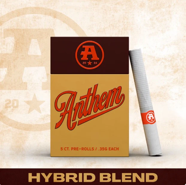 Anthem - Anthem - Hybrid Preroll Carton - .35g Preroll - 10pk Main Image