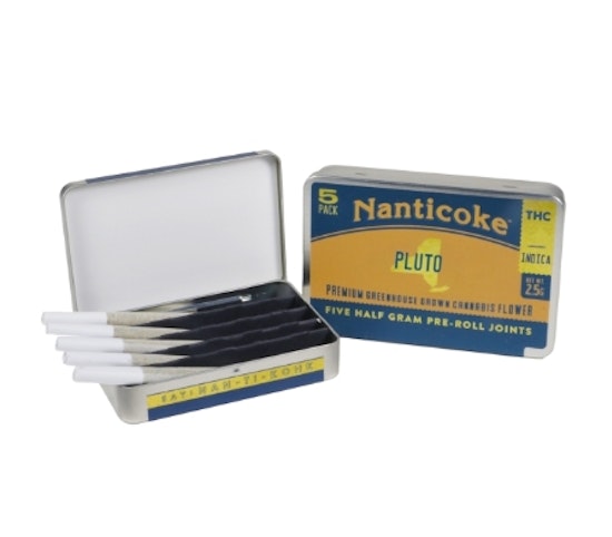 Nanticoke - Pluto -Indica- 23.66% THC | Pre-Roll 5pk 2.5g | Nanticoke    -gg8 front