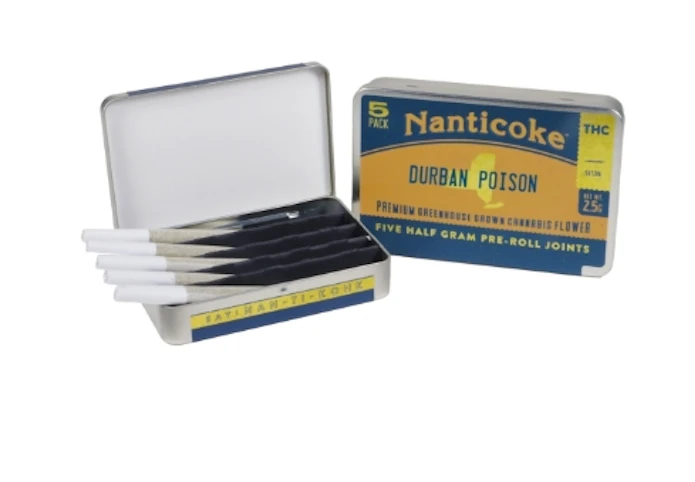Nanticoke - Durban Poison -Sativa- 24% THC | Pre-Roll 5pk 2.5g | Nanticoke    -hh7 front