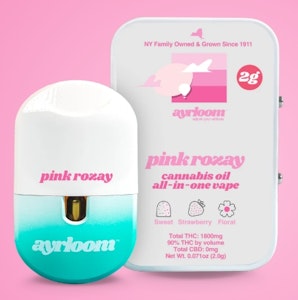 Ayrloom - G19 Ayrloom Pink Rozay AIO Vape Pen 2g