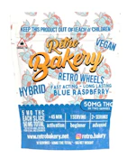 Retro Wheels Blue Raspberry