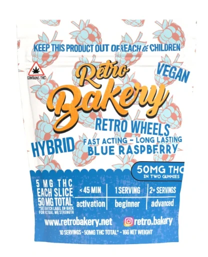 RETRO BAKERY - Retro Wheels Blue Raspberry Main Image