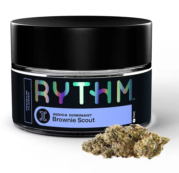 RYTHM - Brownie Scout- Pre-Pack (Buds) 7g - Rythm (Indica Dominant) Main Image