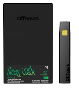 Off Hours - G17 Off Hours Green Crack Vape pen 1g