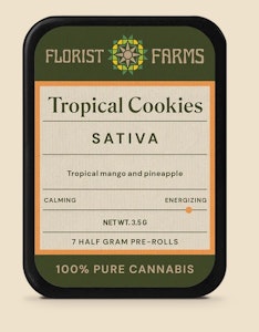 Florist Farms - B18 Florist Farms Tropical Cookies Pre Roll 7pk .5g