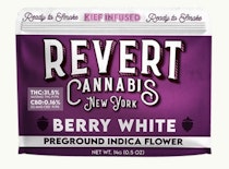 Berry White - Indica- Pre-Ground (Flower) Kief Infused - 14g | Revert    -ii10