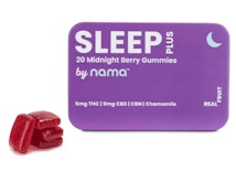 Midnight Berry -Indica- (Sleep Plus) 5mg THC | 5mg CBD | 5mg CBN 20 gummies (Edibles) | Nama   -vvv11