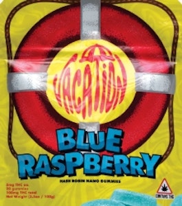 Vacation - Vacation Time | Blue Raspberry Rings | 200mg Hash Rosin Gummies