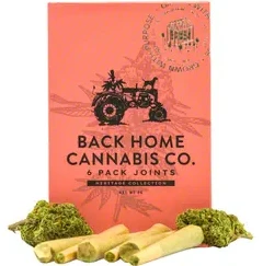 Back Home Cannabis Co. - PANAMA RED 6PK PREROLLS - BACK HOME - 3g Main Image