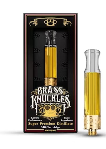 Brass Knuckles - Rainbow Belts -Hybrid- 90.42% THC | Super Premium Distillate 510 (Cartridge) | Brass Knuckles     -uuu2 MIDDLE 1