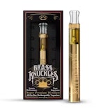 Blueberry -Indica- 89.52% THC | AIO 1g Super Premium Distillate Rechargeable (Vaporizer) | Brass Knuckles    -vvv2 MIDDLE 1