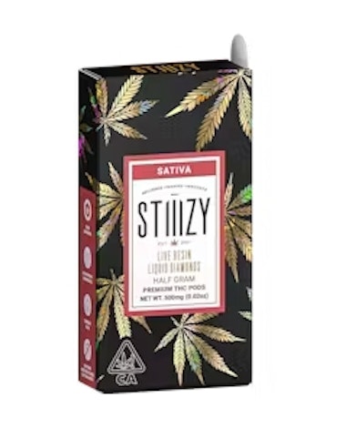 STIIIZY - GREEN CRACK -Sativa- 90.52% THC | .5G Live Resin Liquid Diamonds Pod | 94.11% TAC (Vape Cartridge) | STIIIZY    -kk1 BACK
