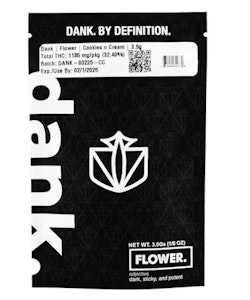 Dank By Definition - B14 Dank Cookies and Cream Flower 3.5g