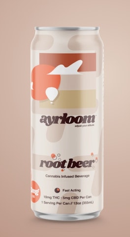 Ayrloom - Root Beer "UP" Cannabis Infused Beverage 10mg THC: 5mg CBD/Can - Ayrloom    -w0