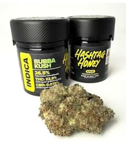 Hashtag Honey - Bubba Kush -Indica- (Flower) 3.5g | Hashtag Honey   -o10