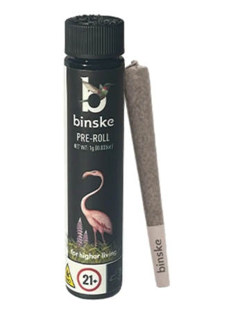 Double Baked Cake -Indica- 1g (Pre-Roll)  | Binske  -u2 front