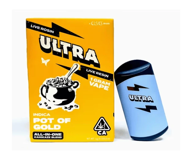 Ultra - Ultra | Pot of Gold | Live Rosin and Live Resin AIO 1g Indica Main Image