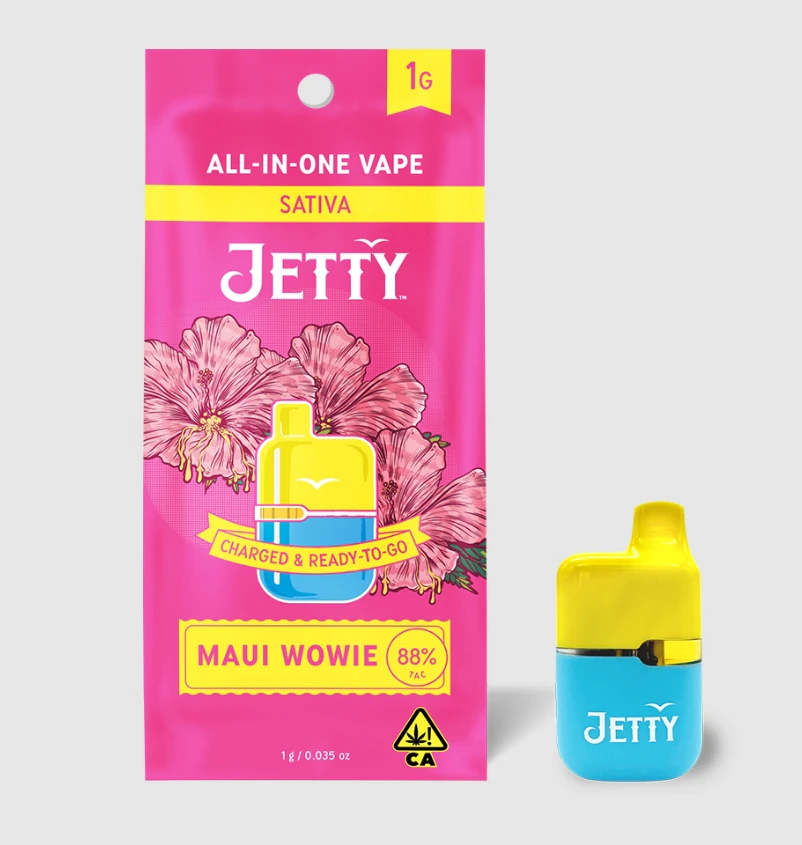Jetty Extracts - Jetty | Maui Wowie | 1g Mini Tank Vape AIO (S) Main Image