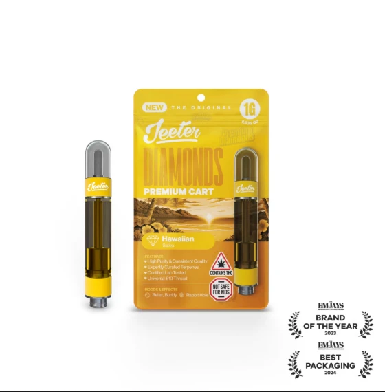 Jeeter - Jeeter| HAWAIIAN |Premium Diamonds| 1G Vape Cartridge Main Image