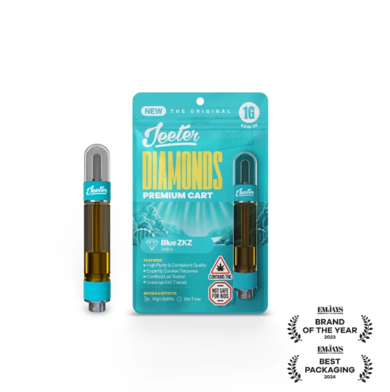 Jeeter - Jeeter| Blue ZKZ | Diamonds Vape | 1g Cartridge Main Image