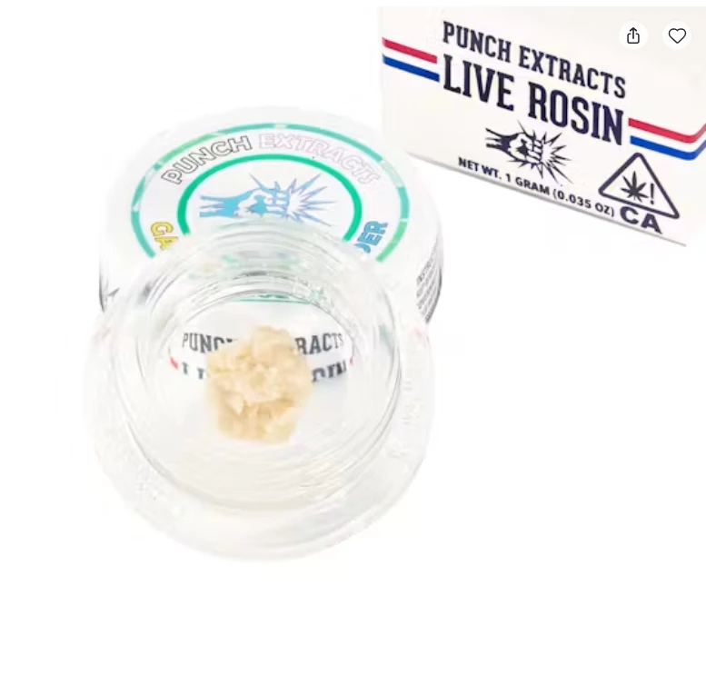 Punch Edibles & Extracts - Punch Extracts - Concentrate - Rosin - Tier 4 - Peach Starfruit - 1g Main Image