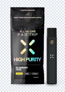 PAX - PAX - Trip - Blueberry Haze - High Purity THC - 1g - AIO Disposable