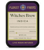 E12 Florist Farms Witches Brew Live Resin Infused 5pk .5g