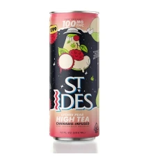 ST IDES - ST. IDES | PEAR LYCHEE TEA | 12OZ HIGH TEA 100MG Main Image