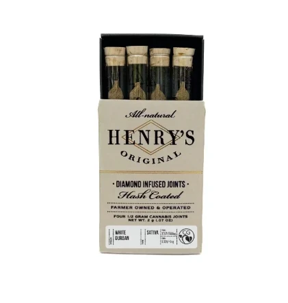 Henry's Original - Henry's Original | Promo WHITE DURBAN |Infused Preroll | 2g (4ct)preroll pack Main Image
