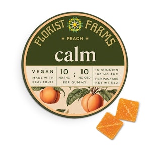 Florist Farms - C44 Florist Farms Calm Peach Gummies 10pk