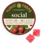 C41 Florist Farms Social Strawberry Gummies 10pk