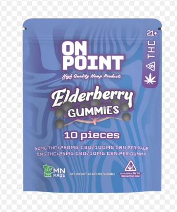 On Point - On Point Elderberry Gummies Nite Main Image