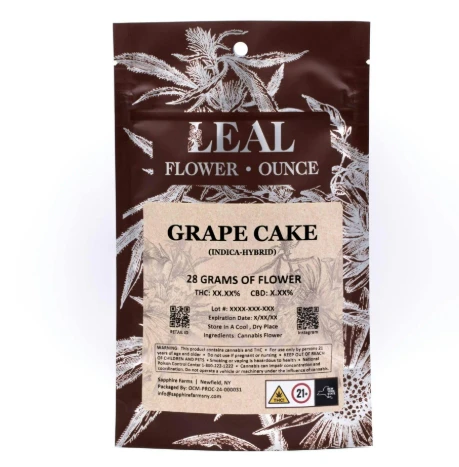 Leal - GRAPE CAKE FLOWER - LEAL - 3.5g Main Image