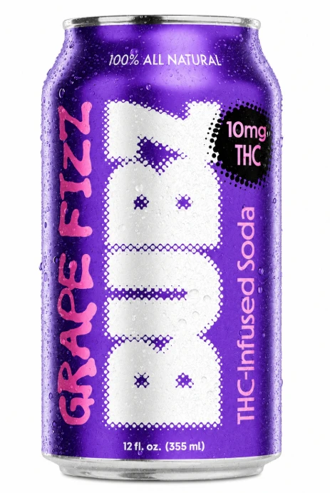 CLIMBING KITES - BUBZ Grape Fizz THC Soda 10mg Main Image