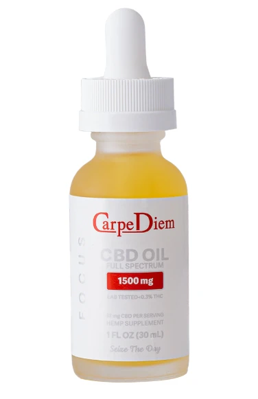 Natreum - Carpe Diem CBD- 1500 MG CBD OIL- lemon blueberry Main Image