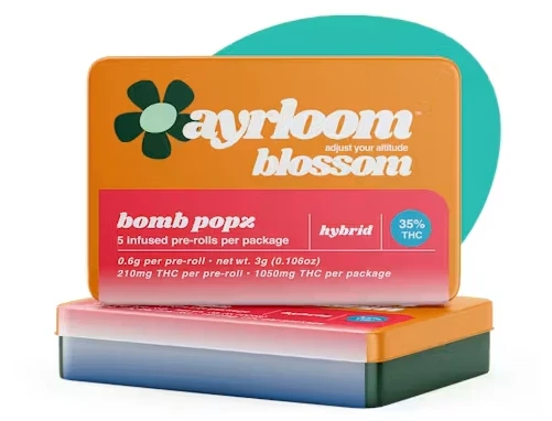 ayrloom - B9 Ayrloom Bomb Popz Infused Pre-Roll 5pk .6g Main Image