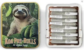 KOA CANNABIS CO. - Infused Prerolls - Blue Dream x Wedding Cake - Live Resin - 10PK - 3.5G