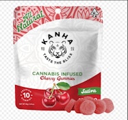 KANHA | Sativa Cherry |100mg (10 Units x 10mg THC) Gummy