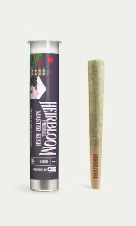 CBX: Cannabiotix - CBX/HEIRBLOOM | Master Kush  | 0.75g preroll Main Image