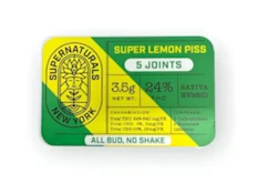 B6 Supernatural's Super lemon Piss Pre Roll 5pk .7g