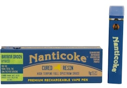 A23 Nanticoke Banana Daddy Cured Resin AIO Vape Pen 1g