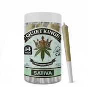 Quiet Kings | Pineapple Punch Pre Roll |14 pk 0.5g 7g PR | Sativa