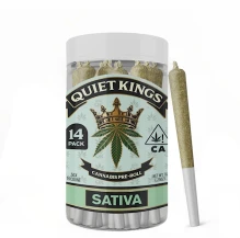 Quiet Kings - Quiet Kings | Pineapple Punch Pre Roll |14 pk 0.5g 7g PR | Sativa Main Image