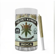 Quiet Kings | Blueberry Kush |Pre Roll | 14 pk 0.5g PR 7g| Indica