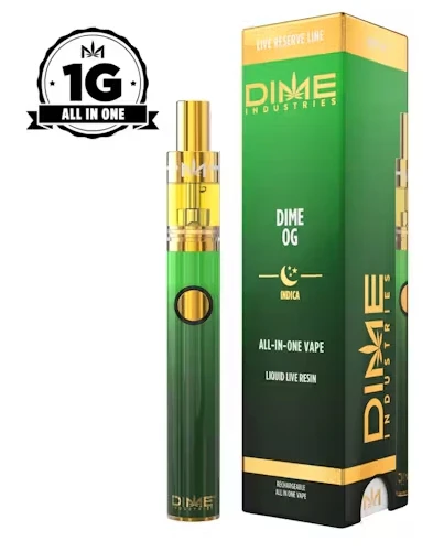 Dime Industries - H34 Dime Industries Live Resin Dime OG Vape 1g Main Image