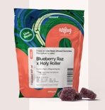 MFNY | Blueberry Raz x Holy Roller -Sativa- 10mg 10pk Live Rosin Gummies (Edibles) |      -y5 front